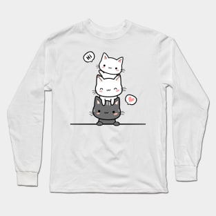 KITTIES LOVERS CUTE Long Sleeve T-Shirt